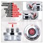 Qyrugcxs Kit de Régulateur de Pression de Carburant Réglable Universel 1-6 PSI pour Moteur à Carburateur