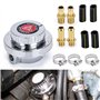 Qyrugcxs Kit de Régulateur de Pression de Carburant Réglable Universel 1-6 PSI pour Moteur à Carburateur
