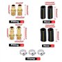 Qyrugcxs Kit de Régulateur de Pression de Carburant Réglable Universel 1-6 PSI pour Moteur à Carburateur