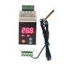 Jasaly Thermostat sur Rail Din avec -40-110 ℃ Sortie Pratique à 2 Voies Du Contrôleur D'Alarme de Température