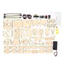 Kznifmk Kit de Robot d'accueil Programmable Double Intelligent et Programmable pour Expériences Scientifiques DIY dans Le Cadre
