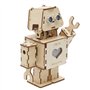 Kznifmk Kit de Robot d'accueil Programmable Double Intelligent et Programmable pour Expériences Scientifiques DIY dans Le Cadre 