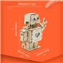 Kznifmk Kit de Robot d'accueil Programmable Double Intelligent et Programmable pour Expériences Scientifiques DIY dans Le Cadre 