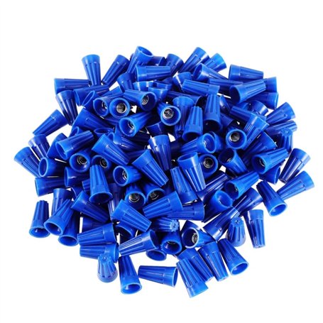 Naemriee 1000 Pièces Capuchons de Bleu Connecteur Électrique à Visser Noyaux de Plastique pour Connexion