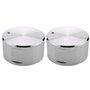 Uooduby 2 Pcs/Ensemble Pièces De Cuisinière À Gaz À Commutateur Rotatif Gaz De Cuisinière Bouton De Poêle Bouton Rond Bouton pou