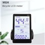 Asyduey M6H Electric Bike LCD Display Meter Dashboard 24V-60V Universal E Scooter LCD Panel Screen Accessoires pour Vélo Électri