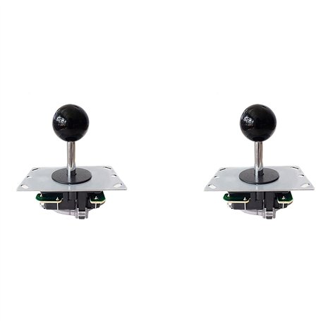 Fivetwofive 2X Manette de Commande de Manette D'Arcade Manette de Manette avec Carte de Circuit Imprimé 5P Broche Sans Manette L