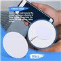 Nettoppo 30 Cartes NFC 215, pour Cartes Rondes NFC éTiquette de Carte NFC 215 RéInscriptible Compatible avec TagMo et pour