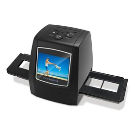 Qerwsdty Mini Scanner de Films et Diapositives Numériques - Convertit Les Négatifs et Diapositives de Films 35 mm en Images JPEG