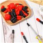 Asyduey 200 PCS Bouchon à Vis Flexible Filetage Boulon Protecteur Capuchons Couvre Bouchons à Vis en Plastique Noir Rouge en 9 T