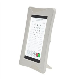 Kissmii Tableau D'Acuité Visuelle de Près Équipement Ophtalmique avec Lumière LED Tableau de Test Oculaire de Vision de Loin Tes