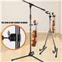 Bnnlqpsttg Crochet de Suspension pour Violon pour Microphone ou Pupitre de Partition Support Sécurisé pour Violon et Alto à ou L