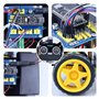 JOFUUM Car Smart Robot Smart Car Robot Kit Programmation Apprentissage Kit de Programmation