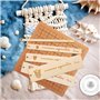 Feriany Kit de macramé à faire soi-même avec planche en macramé et épingles - Outil de macramé - Accessoires pour macramé