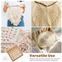 Feriany Kit de macramé à faire soi-même avec planche en macramé et épingles - Outil de macramé - Accessoires pour macramé