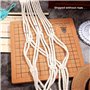 Feriany Kit de macramé à faire soi-même avec planche en macramé et épingles - Outil de macramé - Accessoires pour macramé