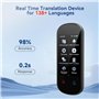 Louttary Traducteur de Langue, plus de 138 Langues de Traduction en Temps Réel, Dispositif de Traduction Vocale pour L'Apprentis