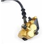 MEXWLOP Étrier de Frein à Disque hydraulique arrière Compatible avec kit de Freins Motocross et Dirt Bike, maître-Cylindre à Pie
