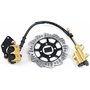 MEXWLOP Étrier de Frein à Disque hydraulique arrière Compatible avec kit de Freins Motocross et Dirt Bike, maître-Cylindre à Pie