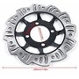 MEXWLOP Étrier de Frein à Disque hydraulique arrière Compatible avec kit de Freins Motocross et Dirt Bike, maître-Cylindre à Pie
