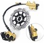 MEXWLOP Étrier de Frein à Disque hydraulique arrière Compatible avec kit de Freins Motocross et Dirt Bike, maître-Cylindre à Pie
