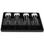 Kznifmk 2X Pochette Rigide Caisse de Caisse Enregistreuse Nouveau Classifier Magasin Caissette à Monnaie Coffret à Tiroir-Caisse