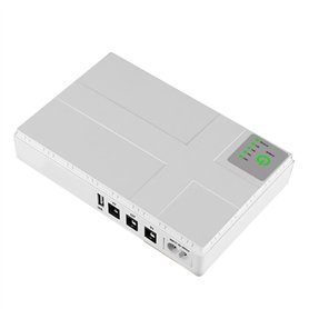 Ptdfjspt 1 Pcs Alimentation Sans Coupure 5V 9V 12V Alimentation Sans Interruption USB 10400MAh Batterie de Secours pour Routeur