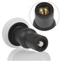 Aonukpdy Lot de 12 Vis de Siège de Toilette Charnières de Siège de Toilette Boulon Expansible écrous Supérieurs en Caoutchouc Fi