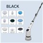 Kznifmk Épurateur Électrique pour Le Nettoyage avec 9 Têtes de Brosse Remplaçables Brosse de Nettoyage sans pour Mur de Carrelag