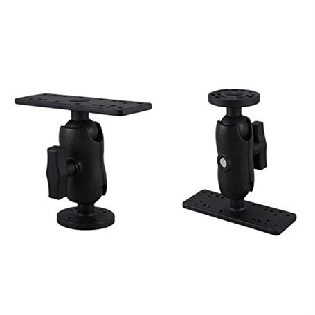 Breeshy 360 DegréS Pivotant Universel Kayak DéTecteur de Poisson éLectronique Monture Sondeur Plaque GPS Bateau Rotatif Support