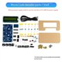 Cpolebev Décodeur CW DC9V Lecteur de Code Morse Kit de Décodeur CW à Monter Soi-Même Écran LCD Kits D'Entraînement de Soudage de