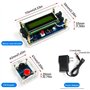 Cpolebev Décodeur CW DC9V Lecteur de Code Morse Kit de Décodeur CW à Monter Soi-Même Écran LCD Kits D'Entraînement de Soudage de
