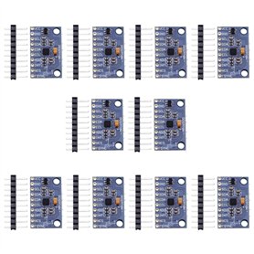 Cpolebev 10 Pièces MPU6500 Gyroscope Accéléromètre Module de Capteur 6 Axes -6500 Module de Capteur Protocole de Communication I