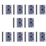 Cpolebev 10 Pièces MPU6500 Gyroscope Accéléromètre Module de Capteur 6 Axes -6500 Module de Capteur Protocole de Communication I