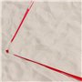 Roxvue 6 Pièces de Lignes de -Ball de Plage, Équipement Portable de Marquage de Lignes Rouges, Marqueur de Terrain pour L'Entraî