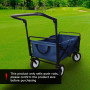 ferater Chariot Pliable, Poignée de Poussée, Chariot Extensible, Accessoires de Poignée de Chariot, Équipement de Chariot pour C