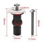 Siege de Toilette Fixation des Vis de Fixation Superieure 6 Paires Universelles en Caoutchouc Expansible Ecrous A Goujon Trou Bo