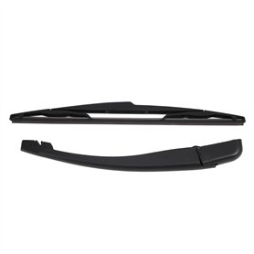 Goufride Balais + Bras Essuie Glace Lame Noir pour Lunette Arriere de Voiture 307 SW/Estate de 2000 Une 2008