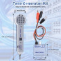 Xiniy Kit Générateur de Tonalité, Testeur de Circuit Traceur de Fil, Testeur de Câble Haute Précision 200EP, Kit de Tonalité et 