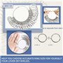 Bamberg Outil de Mesure de la Taille de Bague Mandrin pour la Fabrication de Bagues Outil de Mesure de la Taille de Bague en Mét
