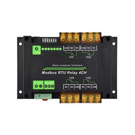 Bnnlqpsttg Module de Relais 4 Canaux sur Rail DIN