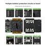 Bnnlqpsttg Module de Relais 4 Canaux sur Rail DIN, Protocole Modbus RTU, RS485, Relais Haute Intensité, Variété de Modules de Pr
