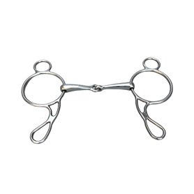 Bnnlqpsttg Entraînement Équestre Anneau de Mors de Cheval Mors de Filet de Bouche de Cheval Mors de Bouche de Cheval pour Équipe