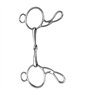 Bnnlqpsttg Entraînement Équestre Anneau de Mors de Cheval Mors de Filet de Bouche de Cheval Mors de Bouche de Cheval pour Équipe