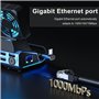 Station D'Accueil de Type-C 10 en 1 pour Steam DeckROG Ally/Switch M.2 PCie Nvme Hard Disk Box, HUB USB C 4K60HZ Double Ventilat