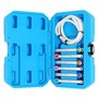 Bnnlqpsttg Kit de Clés de Purge de Liquide de Frein Clés de Purge de Frein Vis de Pompe de Frein Clé à Douille D' Clé D'Échappem