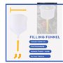 Xiniy 15 PièCes/Ensemble Kit D'Entonnoir de Remplissage de Liquide de Refroidissement de Radiateur de Voiture Outil de SystèMe d