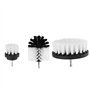 Xiniy Kit de Perceuse à Brosse éLectrique pour Moquette Nettoyant Tout Usage Pneus Auto Outils de Nettoyage Brosses à RéCurer po