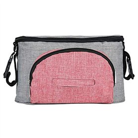 Giwnhvx Sac Universel Poussette Voiture Accessoires de Rangement Sac de Rangement Poussette Bouteille Multi-Fonction Papier Couc