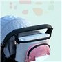 Giwnhvx Sac Universel Poussette Voiture Accessoires de Rangement Sac de Rangement Poussette Bouteille Multi-Fonction Papier Couc